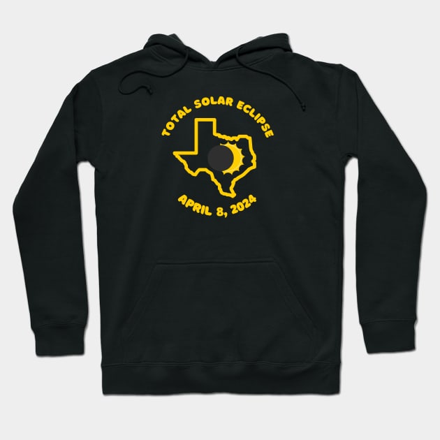 Texas Total Eclipse Hoodie by Total Solar Eclipse